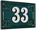 House Number Sign with Floating Cast Numbers – Item No. 511Z