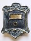 Art Nouveau Sign with bell button, Abbildung Klingelschild Art. 464 mit graviertem Namenschild