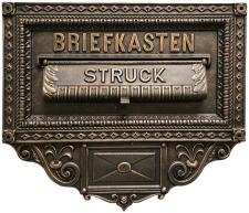 Klassische Briefeinwurfplatte ⎮ Art.-Nr.:1520