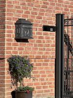 Wandbriefkasten mit Posthorn ⎮ Art.-Nr.:1524 AOK