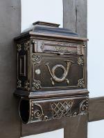 Briefkasten mit Zeitungsrolle ⎮ Art.-Nr.:1524 AZ