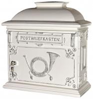 Wandbriefkasten mit Posthorn ⎮ Art.-Nr.:1524 AOK