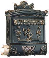 Historischer Wandbriefkasten mit Zeitungsrolle ⎮ Art.-Nr.:1525 A