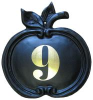 Hausnummernschild in Apfelform ⎮ Art.-Nr.:399-1