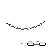 Chain, 6,6mm, blackened ⎮ Art.-Nr.:402-1
