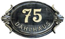 House number plate with street name or family name ⎮ Art.-Nr.:403S