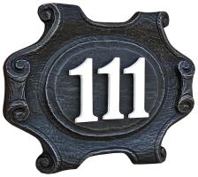 Antikes Hausnummernschild ⎮ Art.-Nr.:403