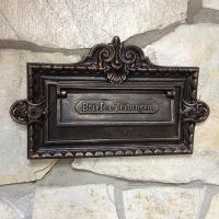 Rustikale Briefeinwurfplatte ⎮ Art.-Nr.:407 A