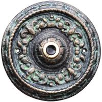 Runde Klingelplatte mit Klingelknopf ⎮ Art.-Nr.:452-1