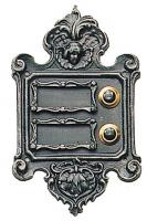 Klassische 2-Parteien Klingelplatte ⎮ Art.-Nr.:453