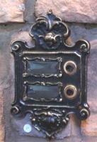 Klassische 2-Parteien Klingelplatte ⎮ Art.-Nr.:453