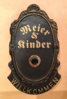 Antike Klingelplatte ⎮ Art.-Nr.:455-1