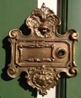 Klingelschild aus Messing ⎮ Art.-Nr.:458