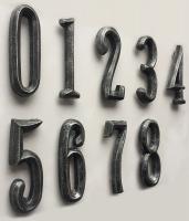 Antike Hausnummernzahlen aus Gussaluminium ⎮ Art.-Nr.:50701