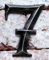 Große Hausnummernzahl aus Gussaluminium ⎮ Art.-Nr.:50704