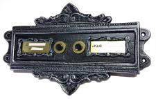 Antikes Klingelschild für ein Zweifamilienhaus ⎮ Art.-Nr.:507