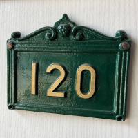 Kleine Gussplatte mit Beschriftung ⎮ Art.-Nr.:933