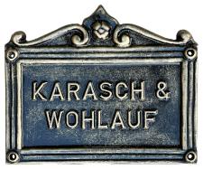 Kleine Gussplatte mit Beschriftung ⎮ Art.-Nr.:933