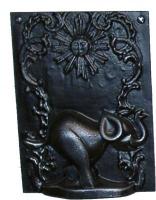 Sign with Sun and Elphant ⎮ Art.-Nr.:952