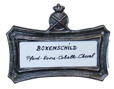 Stable sign ⎮ Art.-Nr.:953