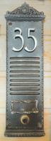 Schmale Klingelplatte mit Hausnummer ⎮ Art.-Nr.:954