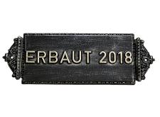 Antikes Wandschild mit Beschriftung ⎮ Art.-Nr.:960