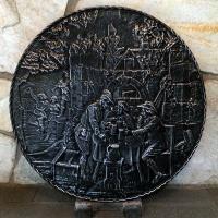 Round Cast-Iron Fireback ⎮ Art.-Nr.:Kaminplatte14