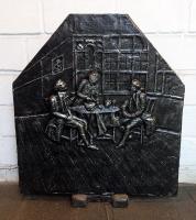 Antique Cast-Iron Fireback ⎮ Art.-Nr.:Kaminplatte16