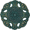 Lackierung Antik-Grün