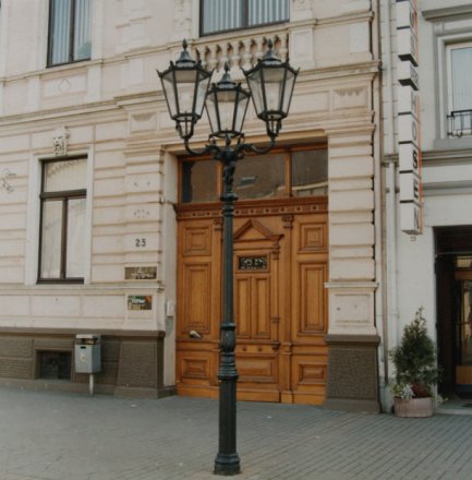 Große 3-flammige Altstadtlaterne
