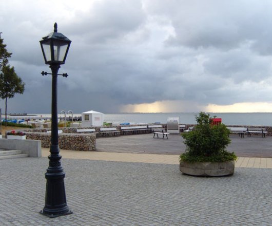 Große Variante der Modellreihe 'Classic' auf der Strandpromenade der Stadt Wyk auf Föhr.